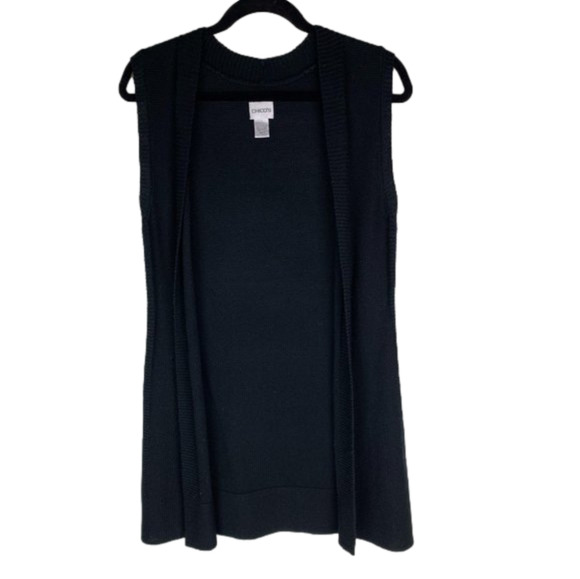 Chico's Open Sweater Vest size 0 - Picture 1 of 5